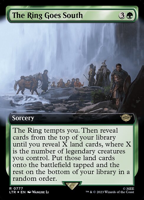 The Ring Goes South (Extended Art) (Surge Foil) - LTR - 777