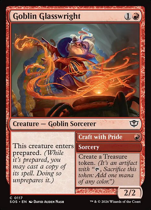 Goblin Glasswright (Foil) - SOS - 117