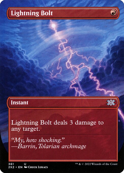 Lightning Bolt (Borderless) - 2X2 - 361