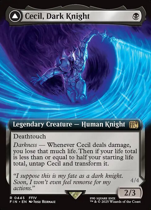Cecil, Dark Knight (Extended Art) (Foil) - FIN - 445