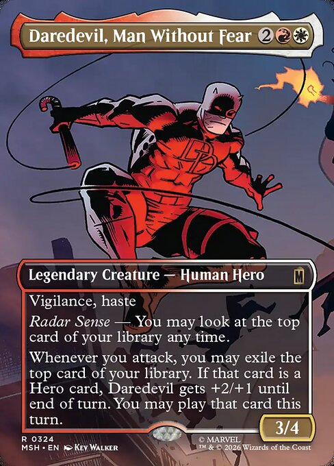 Daredevil, Man Without Fear (Borderless) (0324) - MSH - 324