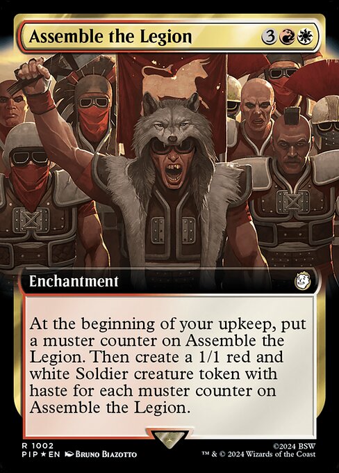 Assemble the Legion (Extended Art) (Surge Foil) - PIP - 1002