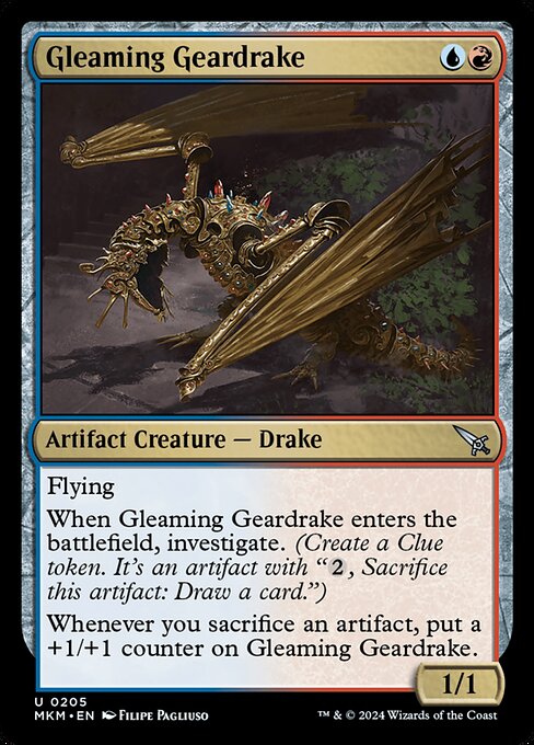 Gleaming Geardrake - MKM - 205