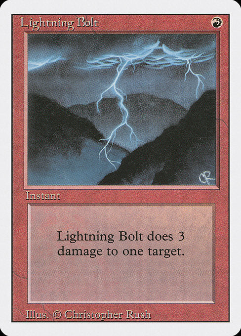 Lightning Bolt - 3ED - 162