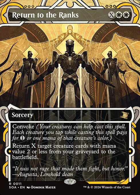 Return to the Ranks - SOA - 11