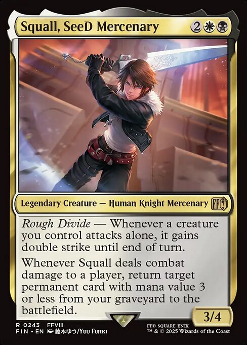Squall, SeeD Mercenary (Foil) - FIN - 243