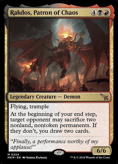 Rakdos, Patron of Chaos (Foil) - MKM - 224