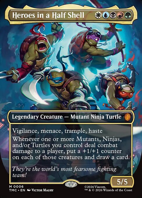 Heroes in a Half Shell (0006) (Borderless) - TMC - 6