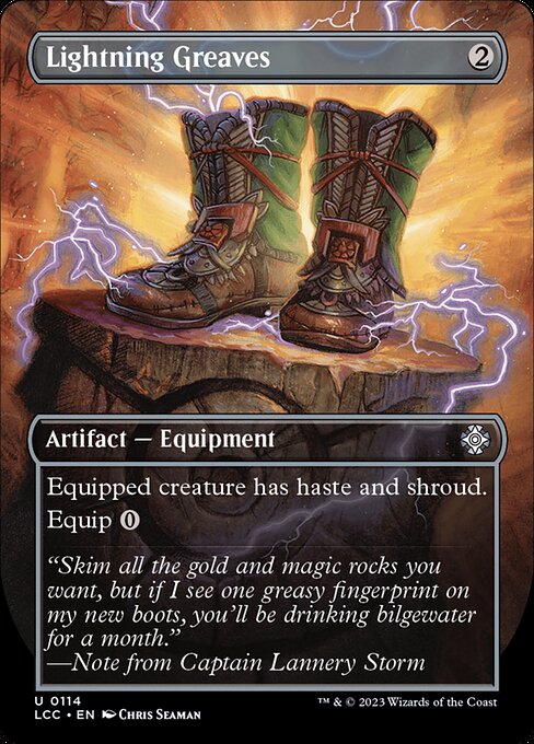 Lightning Greaves (Borderless) - LCC - 114