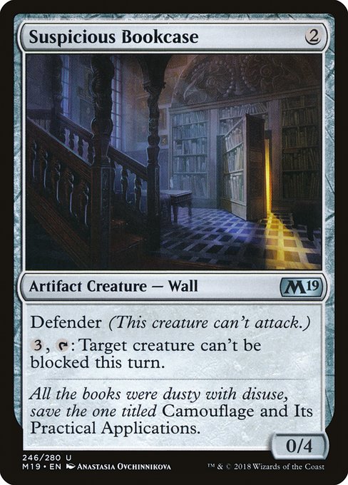 Suspicious Bookcase - M19 - 246
