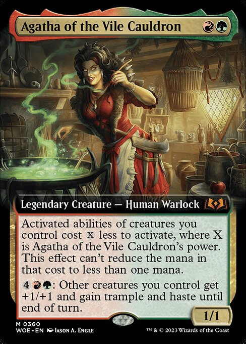 Agatha of the Vile Cauldron (Extended Art) (Foil) - WOE - 360