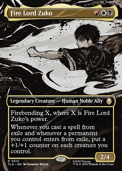 Fire Lord Zuko (Borderless) - TLA - 315