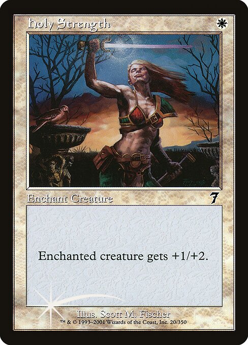 Holy Strength (Foil) - 7ED - 20★