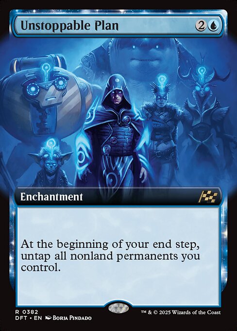 Unstoppable Plan (Extended Art) (Foil) - DFT - 382