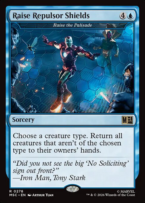 Raise Repulsor Shields - Raise the Palisade - MSC - 278