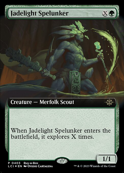 Jadelight Spelunker (Extended Art) (Foil) - LCI - 403