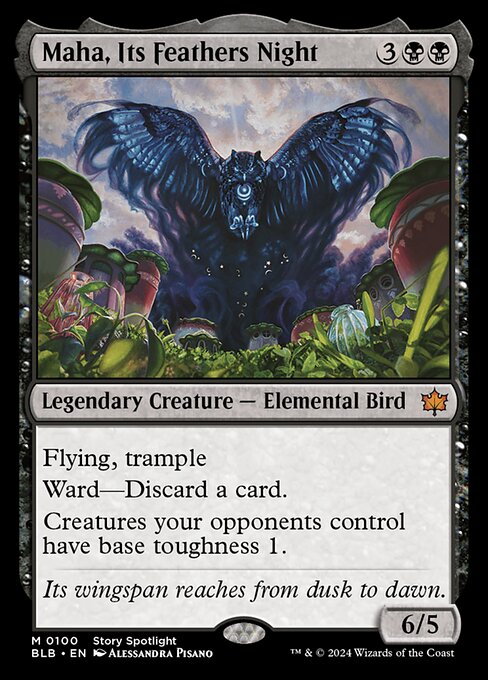 Maha, Its Feathers Night - BLB - 100
