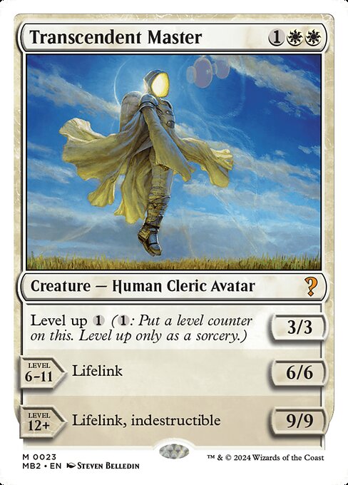 Transcendent Master (White Border) - MB2 - 23