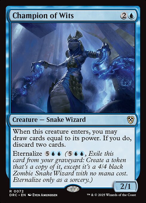 Champion of Wits - DRC - 72