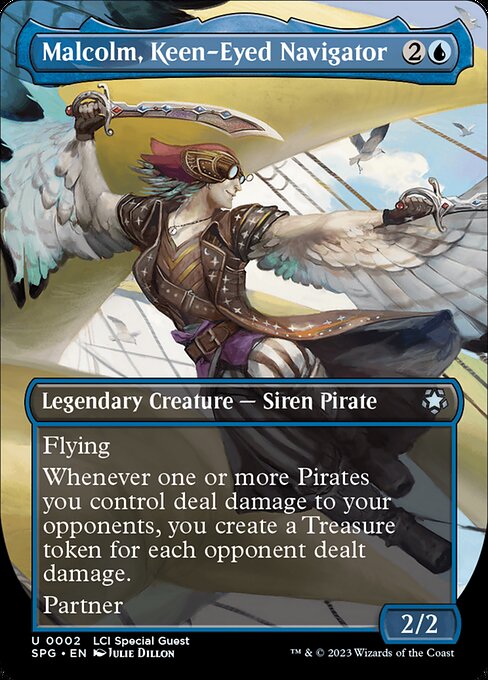 Malcolm, Keen-Eyed Navigator (Borderless) - SPG - 2