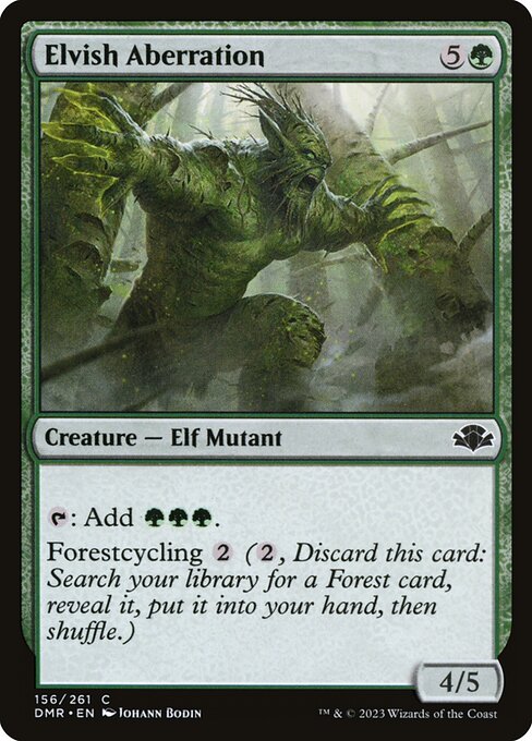 Elvish Aberration (Foil) - DMR - 156