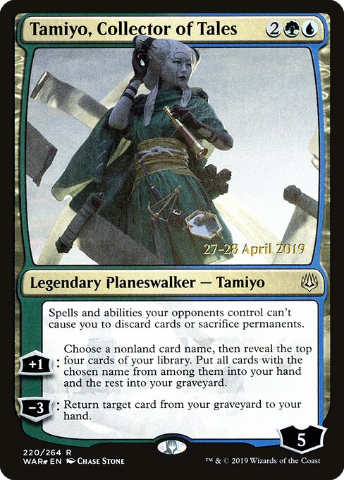 Tamiyo, Collector of Tales (Foil) - PWAR - 220s