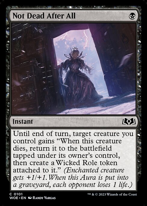Not Dead After All - WOE - 101