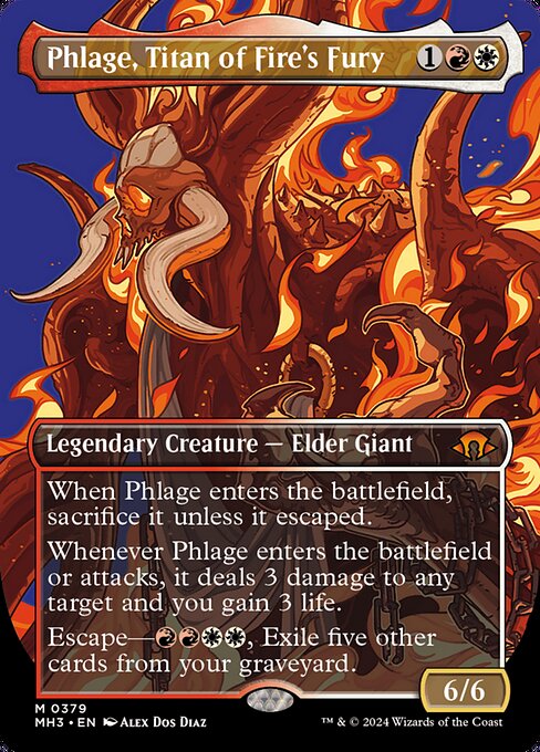 Phlage, Titan of Fire's Fury (Borderless) - MH3 - 379