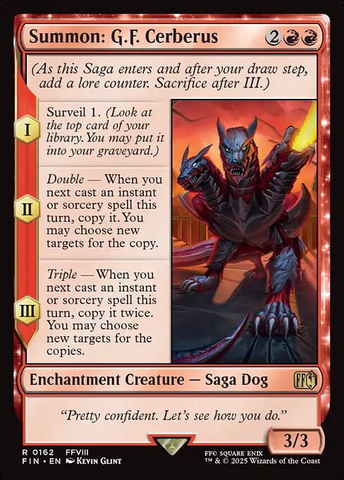 Summon: G.F. Cerberus - FIN - 162