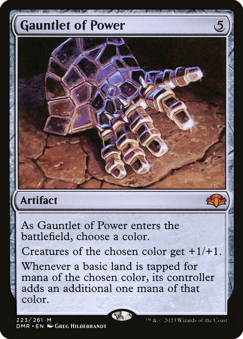 Gauntlet of Power (Foil) - DMR - 223