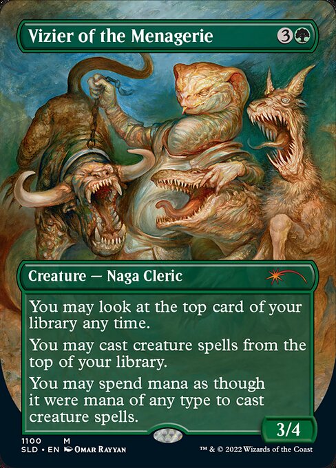 Vizier of the Menagerie (Borderless) (Foil) - SLD - 1100