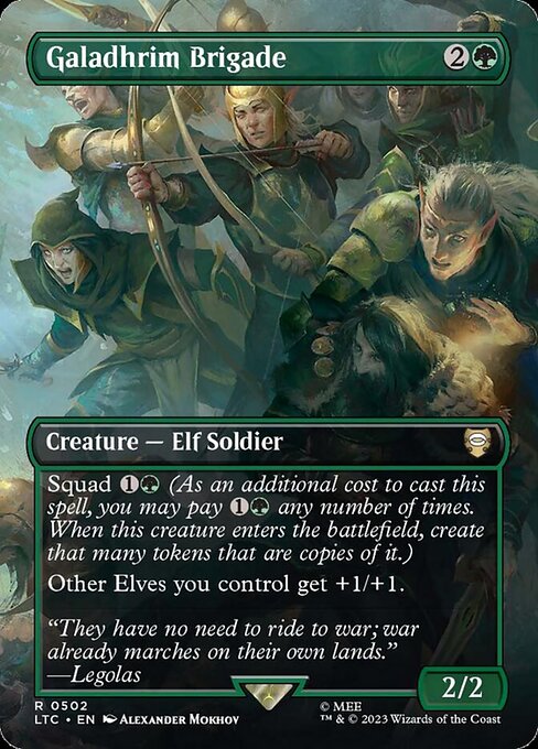 Galadhrim Brigade (Borderless) (Foil) - LTC - 502