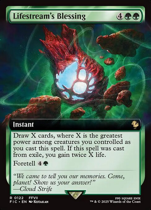 Lifestream's Blessing (Extended Art) (Foil) - FIC - 122