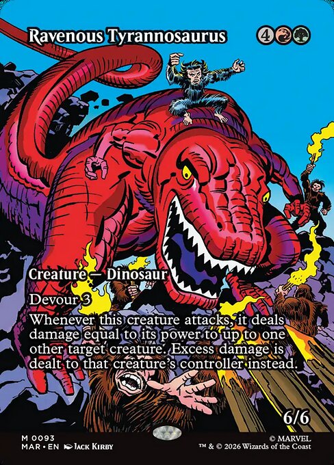 Ravenous Tyrannosaurus (Borderless) - MAR - 93