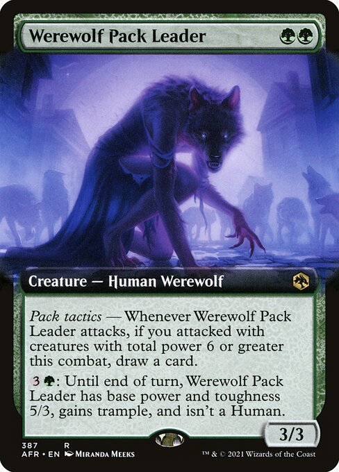 Werewolf Pack Leader (Extended Art) - AFR - 387