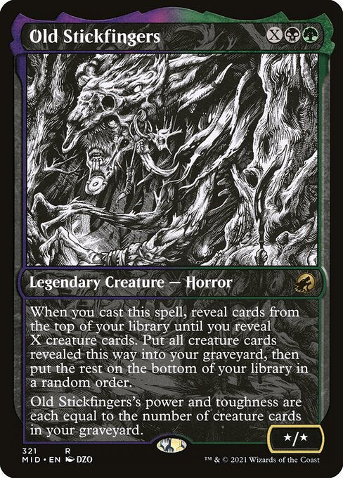 Old Stickfingers (Showcase) (Foil) - MID - 321