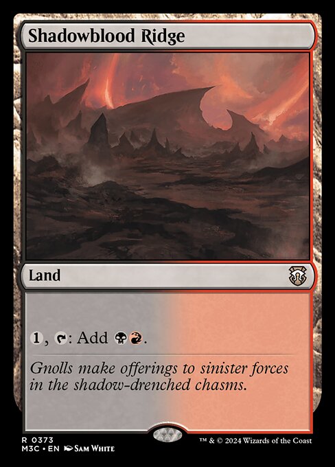Shadowblood Ridge - M3C - 373