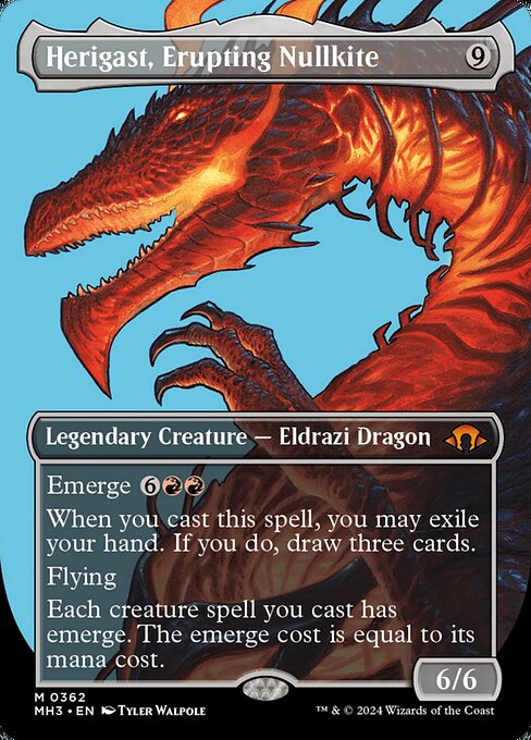 Herigast, Erupting Nullkite (Borderless) - MH3 - 362