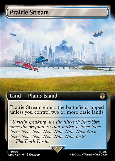 Prairie Stream (Extended Art) (Surge Foil) - WHO - 1099