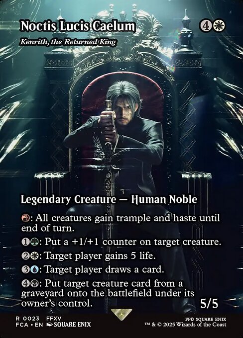 Noctis Lucis Caelum - Kenrith, the Returned King (Showcase) - FCA - 23