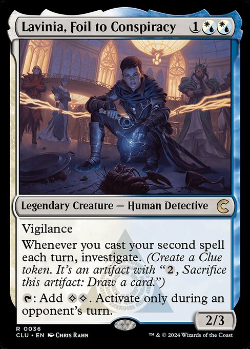 Lavinia, Foil to Conspiracy - CLU - 36