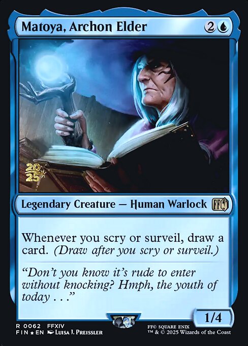 Matoya, Archon Elder (Foil) - PFIN - 62s