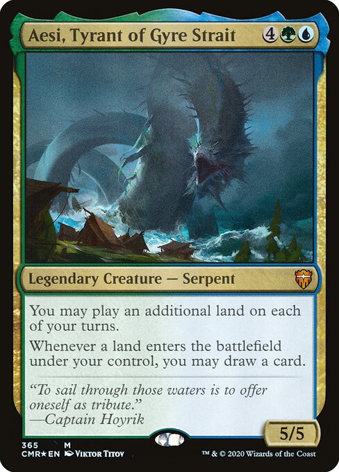 Aesi, Tyrant of Gyre Strait (Foil) - CMR - 365