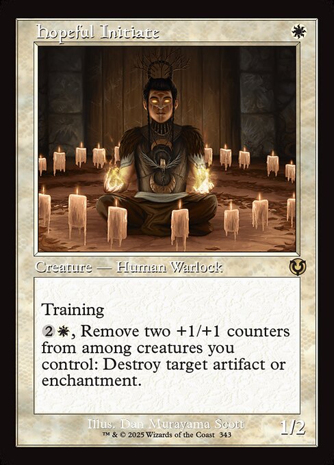 Hopeful Initiate (Retro Frame) (Foil) - INR - 343