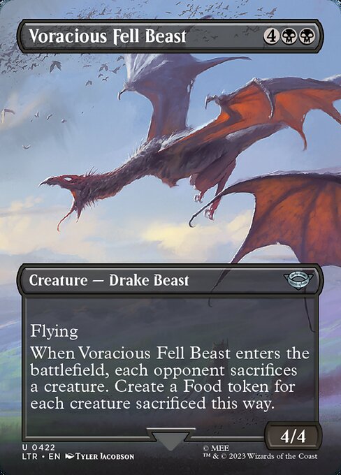 Voracious Fell Beast (Borderless) - LTR - 422