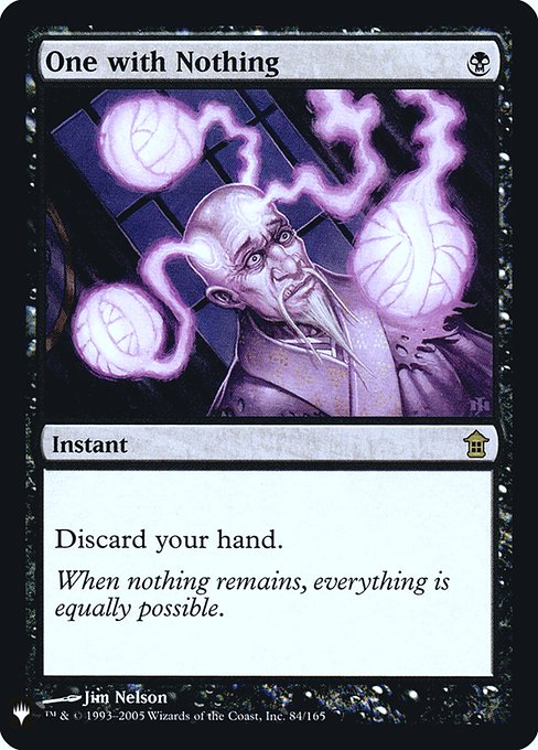 One with Nothing (Foil) - PLST - SOK-84