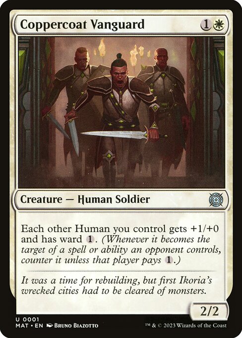 Coppercoat Vanguard (Foil) - MAT - 1