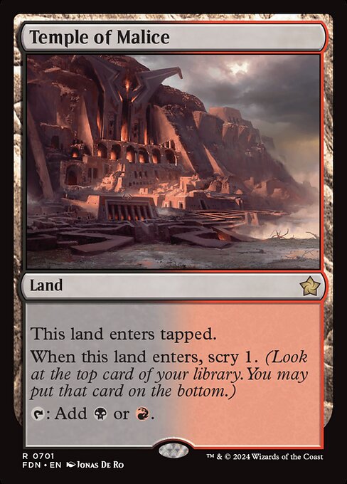 Temple of Malice - FDN - 701