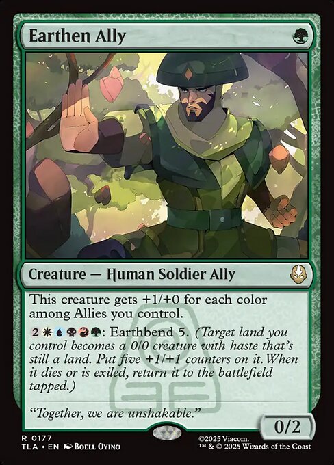 Earthen Ally (Foil) - TLA - 177