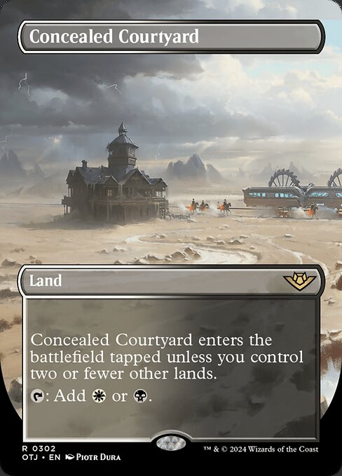 Concealed Courtyard (Borderless) - OTJ - 302